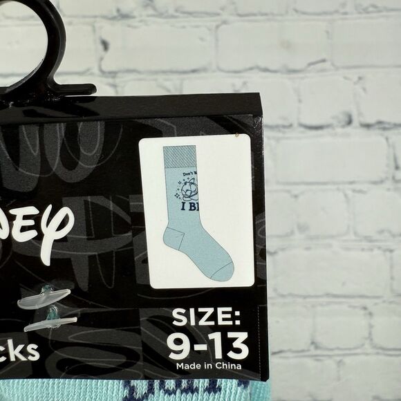 Disney Ankle Socks Women 9-13 Crew Lot Mickey Minnie Bambi Stitch Cartoon - Picture 12 of 16